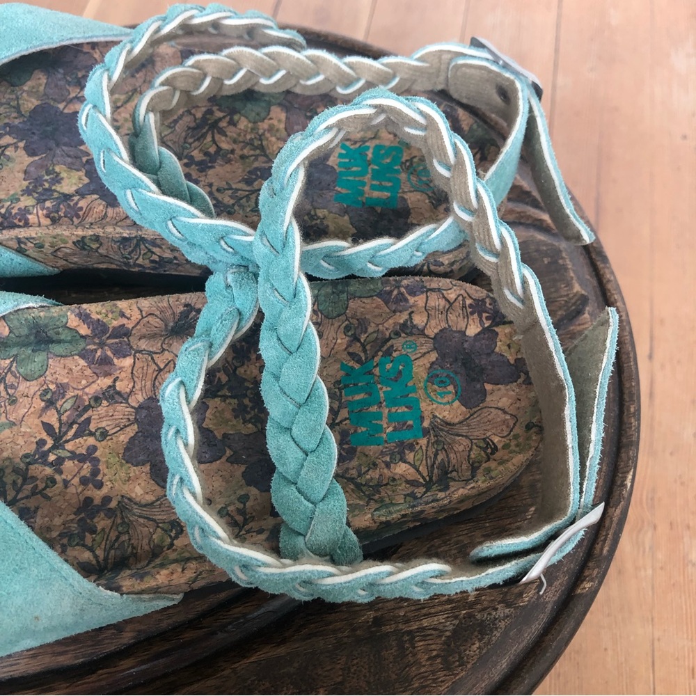 Muk Luks Estelle Sandal in Jade | Sz 10 - Picture 7 of 12